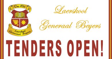 Tenders open for Uniform Supplier – Closing 29 September 2023
